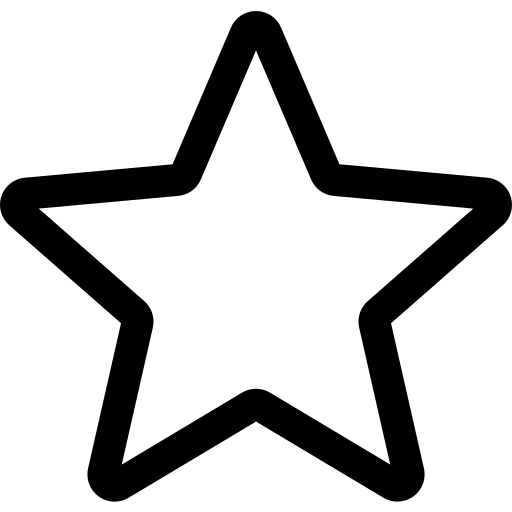 icono estrella (contorno)